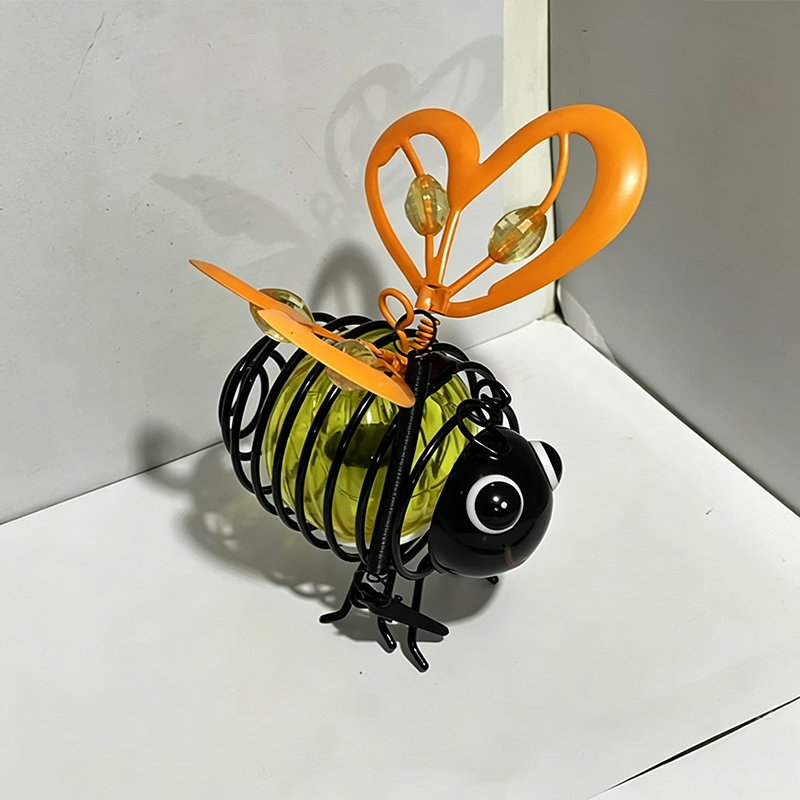 Solar-Powered Hanging Bee Light