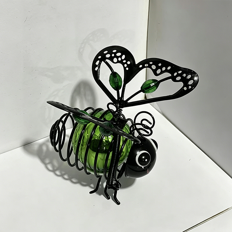 Solar-Powered Hanging Bee Light