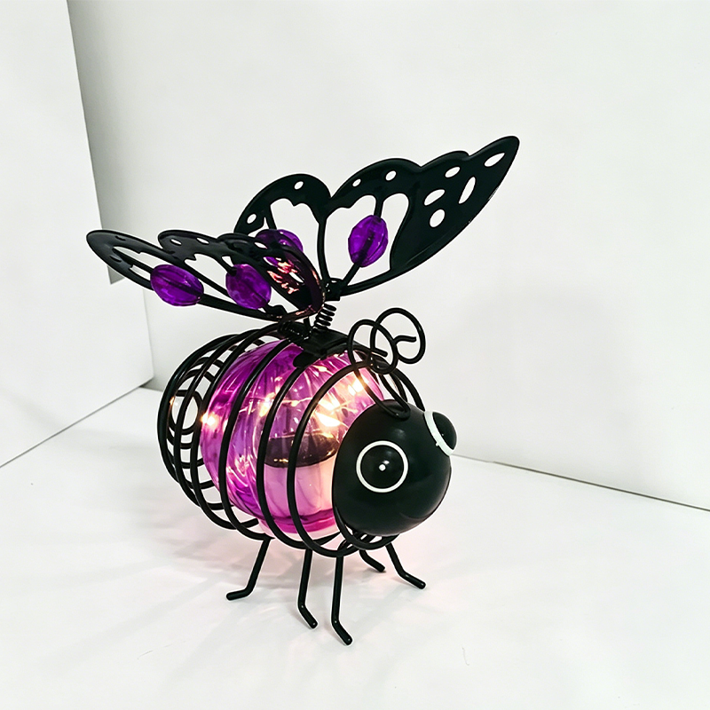 Solar-Powered Hanging Bee Light