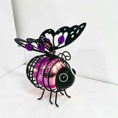 Solar-Powered Hanging Bee Light